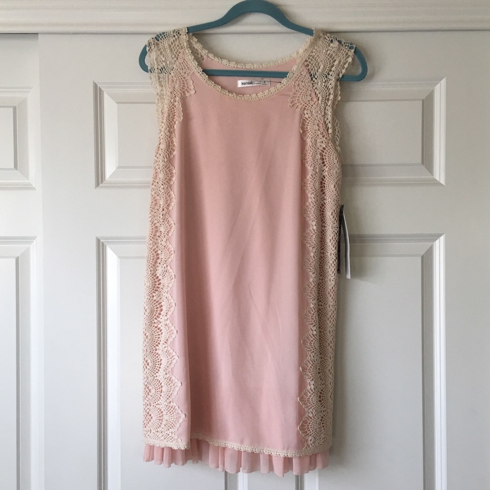 Pink and Lace Dress